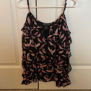 Cold Shoulder Bird Blouse